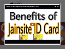 Tablet Screenshot of jainsite.com